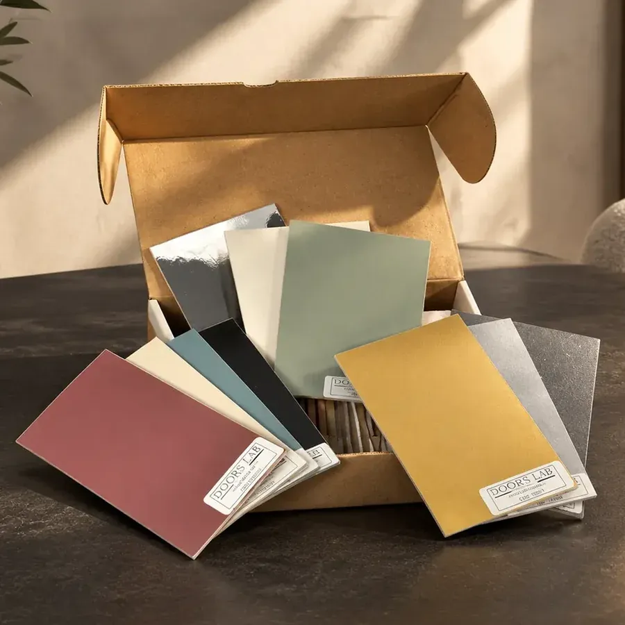 Box Gamma Laccati: mattonelle colore nella scatola Doors Lab